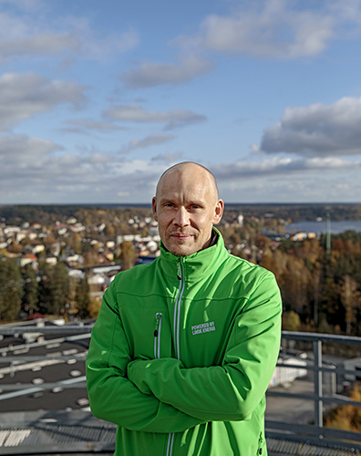 Fredrik Klingvall, kommunikationsansvarig på Linde energi