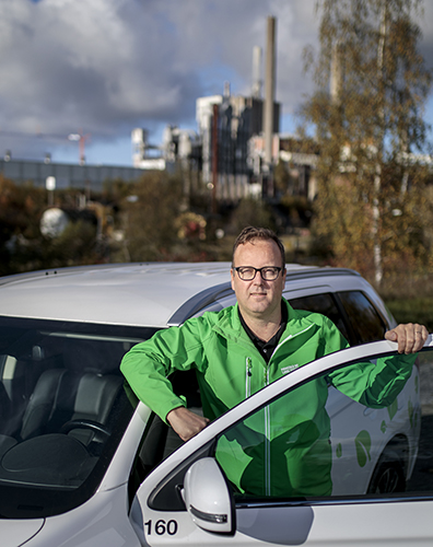 Fredrik Jansson, chef Affärsområde Värme på Linde energi